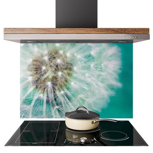 Glass splashback kitchen - glass, tile