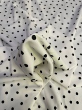 *Clearance* polka dot crepe
