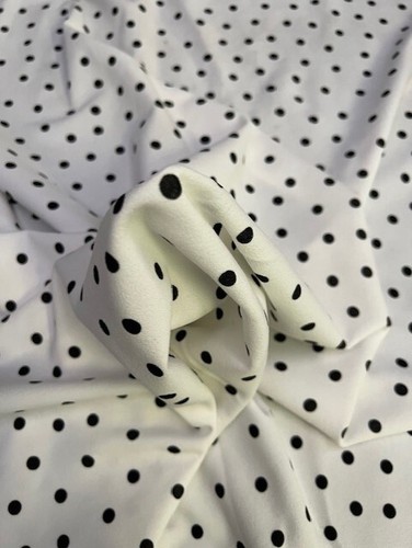 Clearance polka dot crepe - *clearance*,