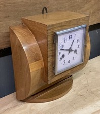 Rare Art Deco Wooden Mantel