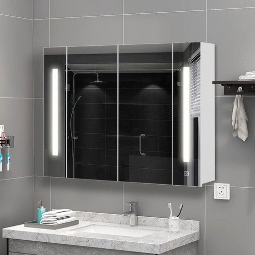 Bathroom mirror cabinet with - bathroom,