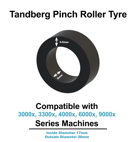 Tandberg pinch roller - roller, tyre
