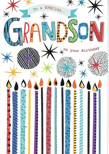 Grandson happy birthday - grandson,