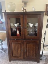 Beautiful Antique  Dark Dining Room Oak Unit