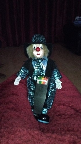 Haunted vintage clown doll - clown,