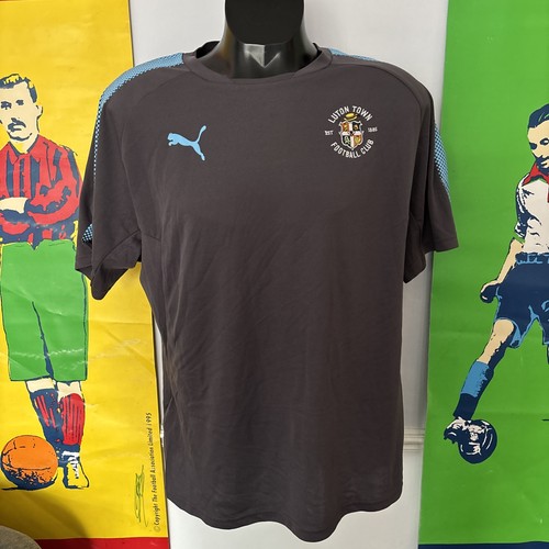 Luton town football training - town,
