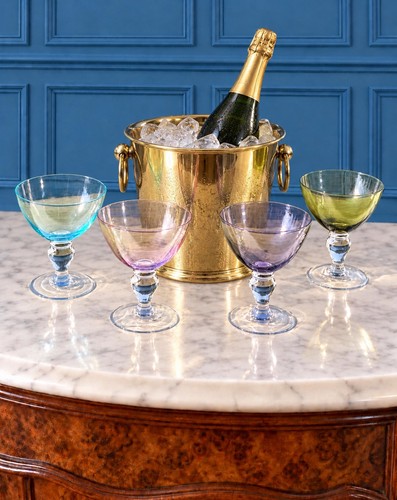 Champagne coupes harlequin - champagne,