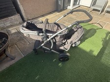 Hauck Duett 2 Tandem Double Buggy / Pushchair – Raincover Included