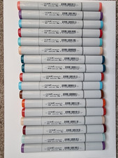 Set of 17 Copic Sketch Markers various colours - see image