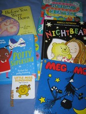baby toddler children's 6 x book bundle pre-school