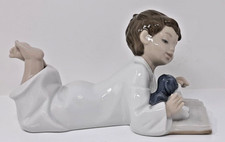 Lladro Nao Boy with Puppy