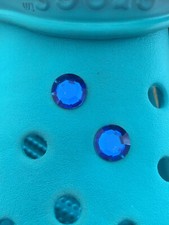 2 Sapphire Blue Gem Shoe