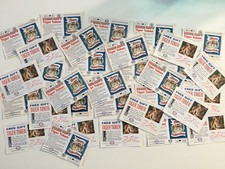 32 x Vintage ESSO Tiger Token collection Esso free gift vouchers Tiger & Cub