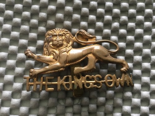 The kings own - -, badge