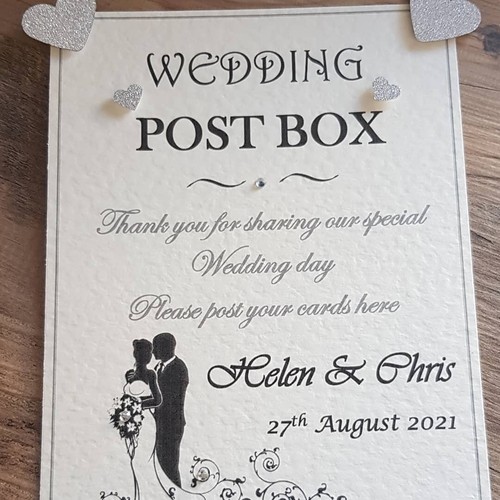 Personalised wedding post - a5,