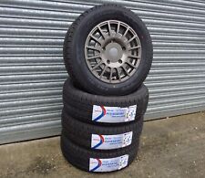 16" JBW TMS G/M GREY ALLOY WHEELS+ VAN TYRES FORD TRANSIT CUSTOM (SET OF 4)