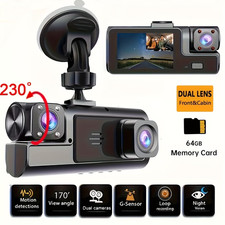 Dash camera 1080p dual - camera,
