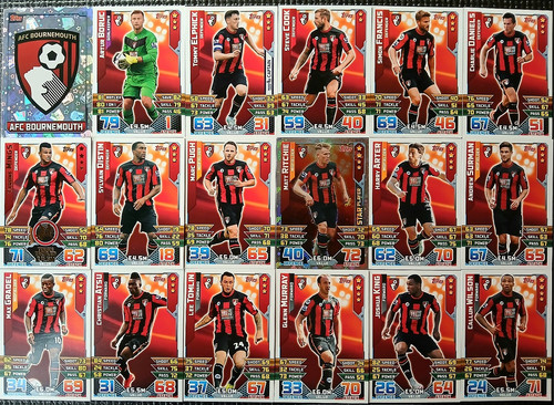 Match attax cards full team - match,
