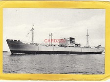 HORNFELS 1951 Horn Line cargo ship postcard with ships cachet     -Photograph