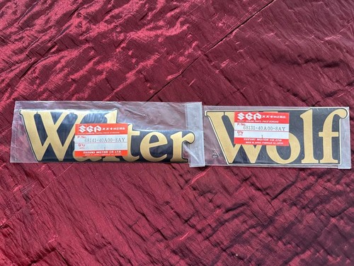 Suzuki walter wolf sticker - walter,
