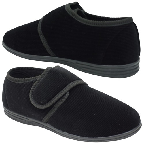 Mens corduroy cord slippers - mens,