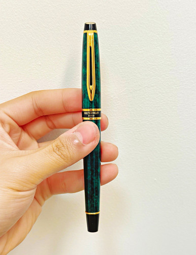 Waterman amber green fountain - waterman,