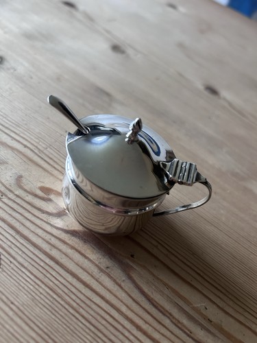 Solid silver antique - antique, mustard