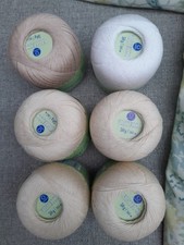 6 x 50g  balls  Coats Virtuoso Crochet Cotton -  -Total 300g