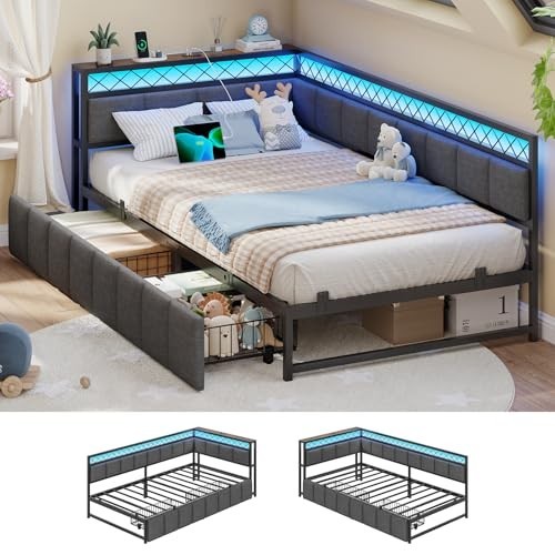 3ft single bed frame - single, with