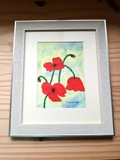 Framed original watercolour
