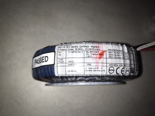 Toroidal transformer 130va - transformer,