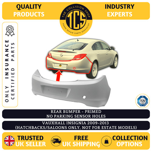 Rear bumper primed vauxhall - bumper,