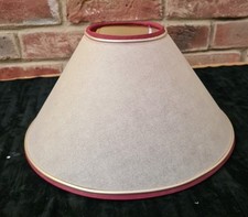 Vintage Natural Cream Burgundy