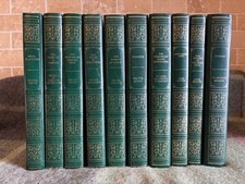Set of 10 x Green, Vintage