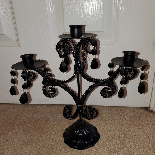 Black gothic candelabra - candelabra, 3