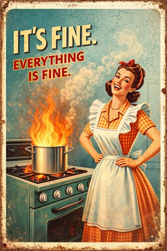 Funny lady retro birthday - funny,
