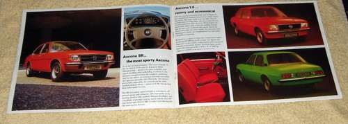 Opel ascona page - b, brochure