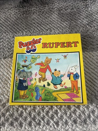 Vintage rupert piece jigsaw - vintage,