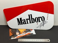 1974 McLaren M23 1/2 Scale Rear Wing Endplate Signed Emerson Fittipaldi