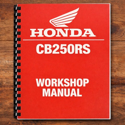 Honda cb250rs factory workshop - honda,