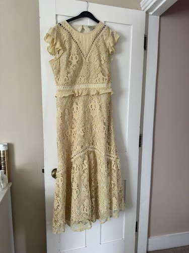 Oasis cream lace - cream, midi