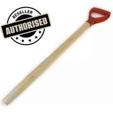 Toolzone KDPGD055 Wood Shaft D-Grip Replacement Garden Spade Fork Handle