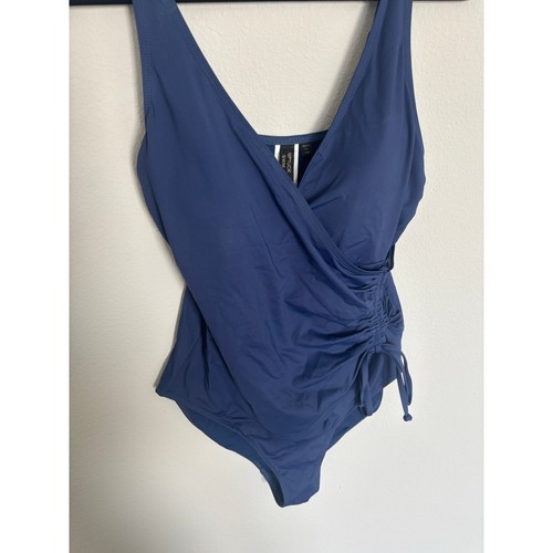 Nip tuck swim royal blue - blue, faux