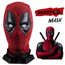 Cosplay Deluxe Deadpool Full Face Mask Breathable knitted Halloween Party Prop