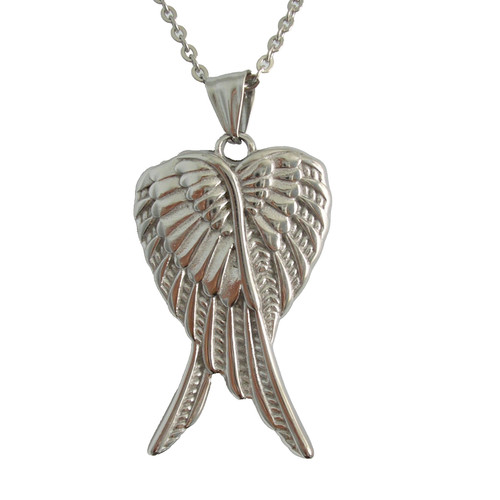 Guardian angel wings necklace - angel,