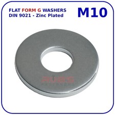 M10 Form G Washers Flat Large
