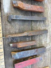 Qty  Old Lathe Cutting Tools Used