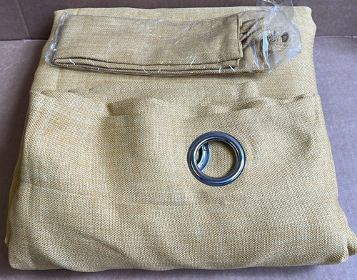 Curtains blackout faux linen - curtains,