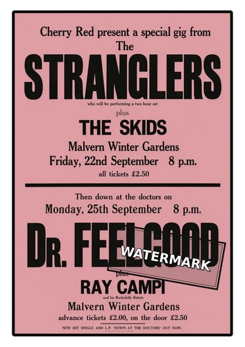 The stranglers gig poster - the,