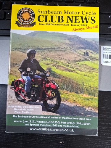 Sunbeam motor cycle club - motor,